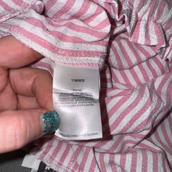 Molly Bracken Woman’s Summer Striped Shorts NWOT - Picture 4 of 4